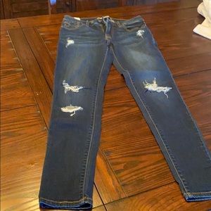 Kancan Women’s Denim Cropped Jeans